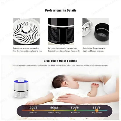 Tiha lampa zamka za komarce