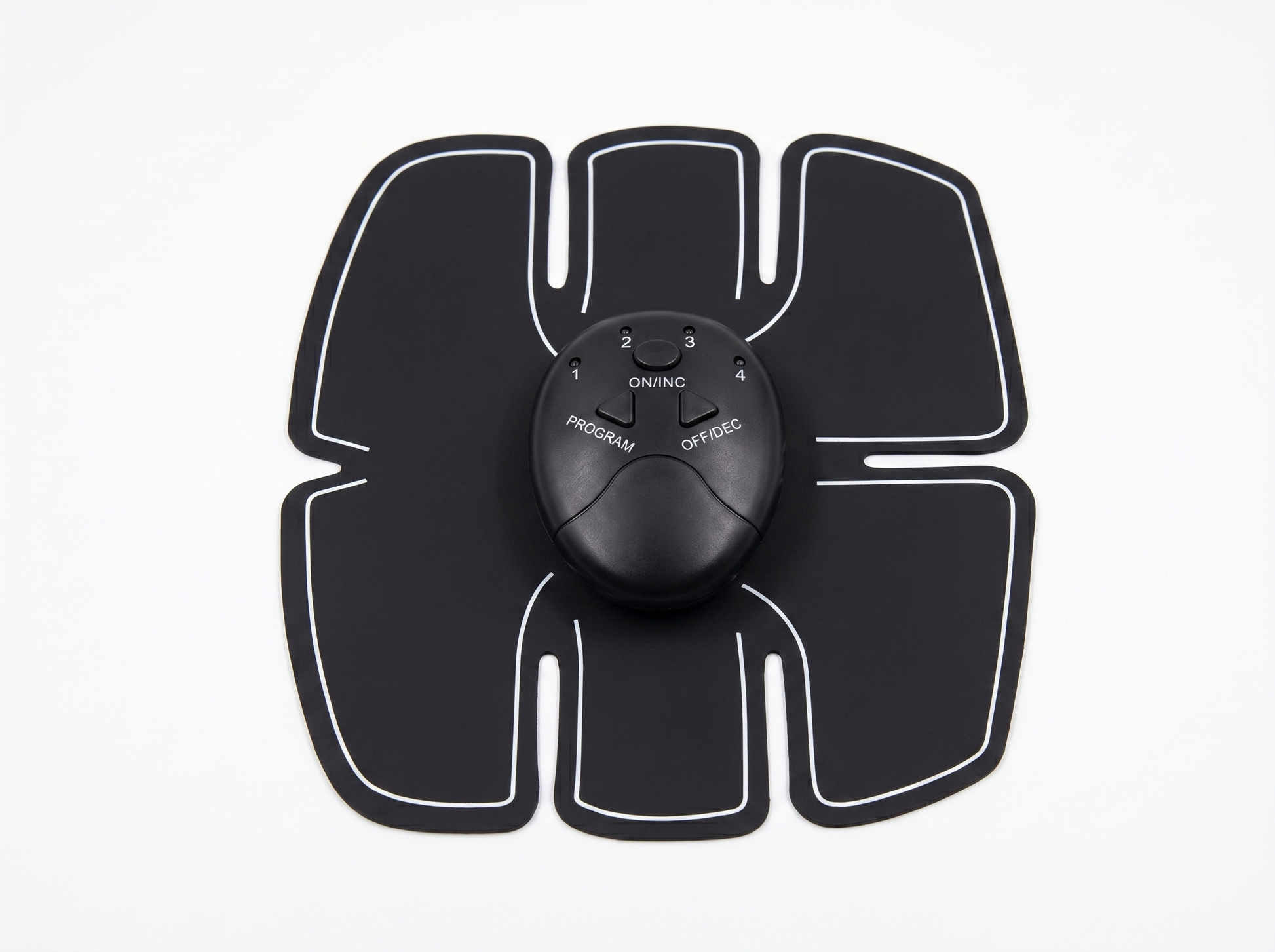 EMS trbušni stimulator – X gel pad sa ovalnim kontrolerom