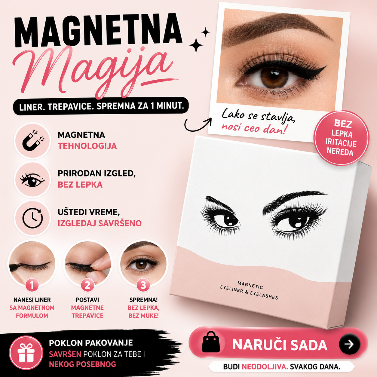Set magnetnih trepavica