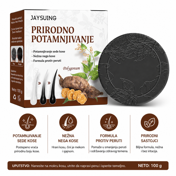Prirodni sapun za potamnjivanje kose