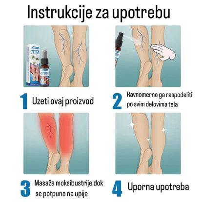Prirodni sprej za proširene vene